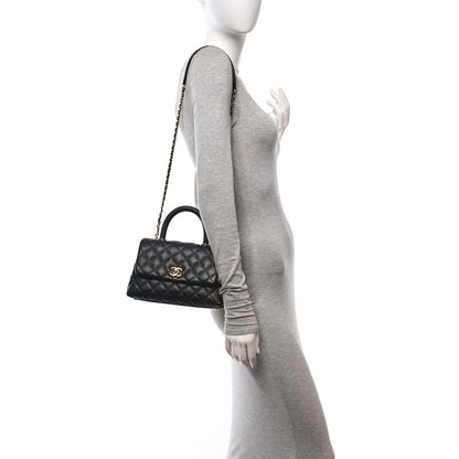 Chanel Caviar Quilted Mini Coco Handle Flap Black 2 of 10