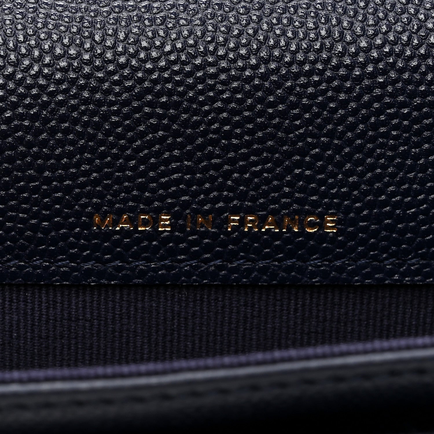 Chanel Caviar Quilted Flap Card Holder Wallet Navy Blue 7 of 8
