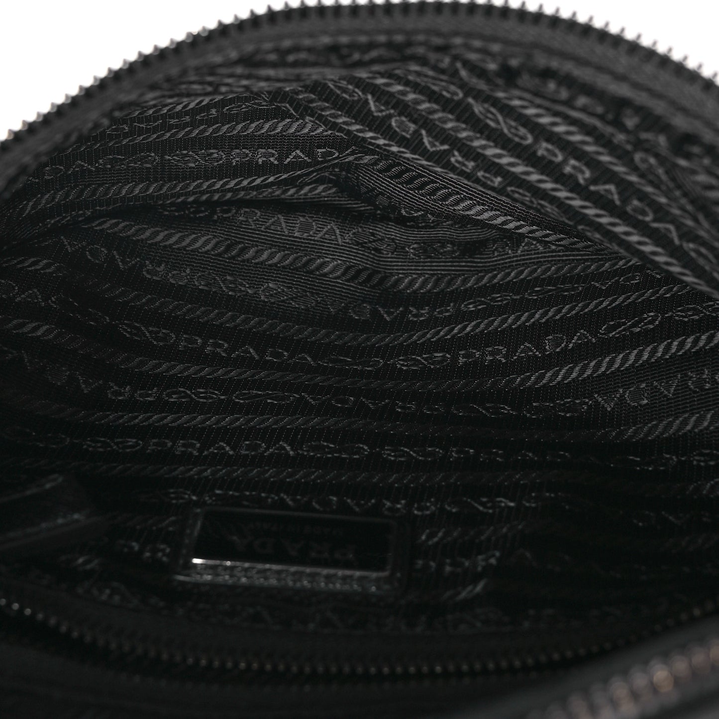 Re-Nylon Saffiano Belt Bag Black