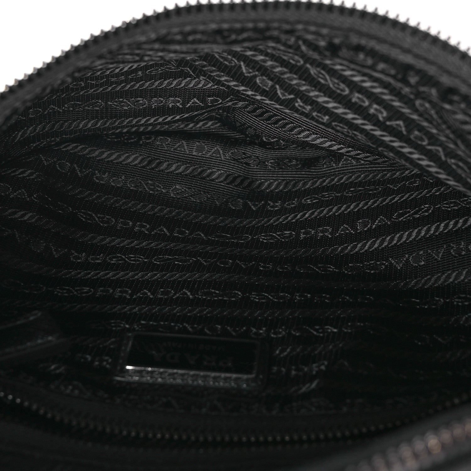 Prada Re-Nylon Saffiano Belt Bag Black 5 of 11