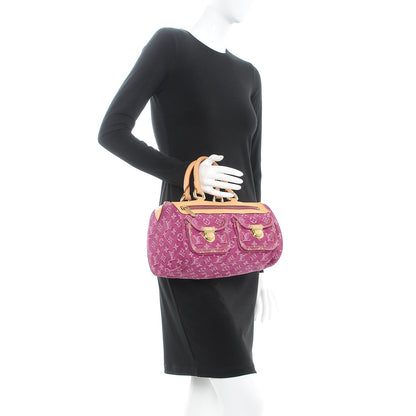Louis Vuitton Monogram Denim Neo Speedy Fuchsia 2 of 7