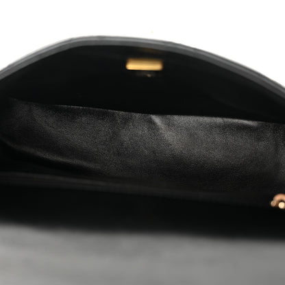 Chanel Shiny Lambskin Quilted Coco Trip Flap Bag Black 5 of 11
