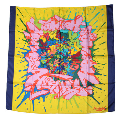 Hermes Silk Graff Graffiti Scarf 90 2 of 5