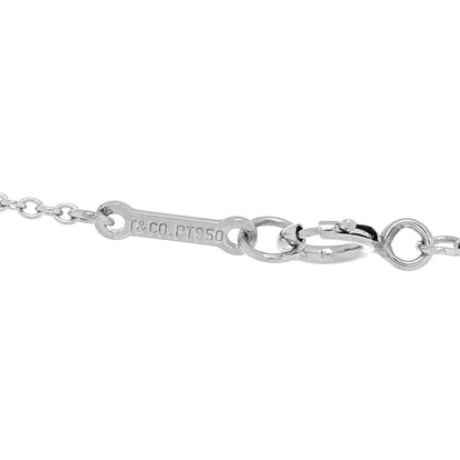 Tiffany Platinum Elsa Peretti Cross Pendant Necklace 3 of 4