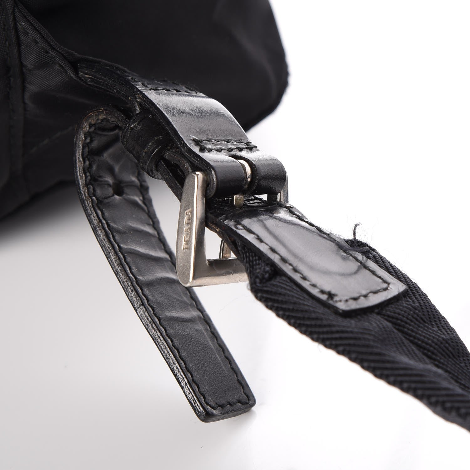 Prada Nylon Vela Medium Backpack Black 9 of 14