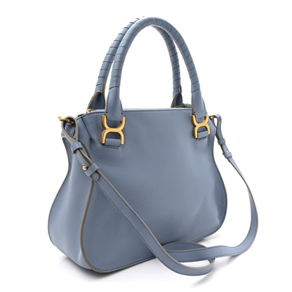 Chloe Calfskin Medium Marcie Satchel Shady Cobalt 3 of 12