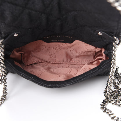 Stella McCartney Shaggy Deer Quilted Falabella Crossbody Bag Black 4 of 10