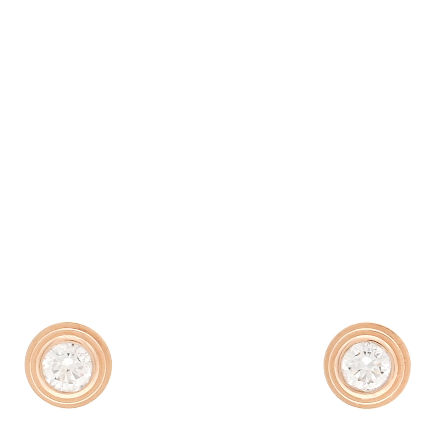 18K Yellow Gold Diamond XS D'Amour Earrings