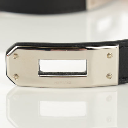 Hermes Chamonix Kelly Double Tour Bracelet S Black 8 of 8