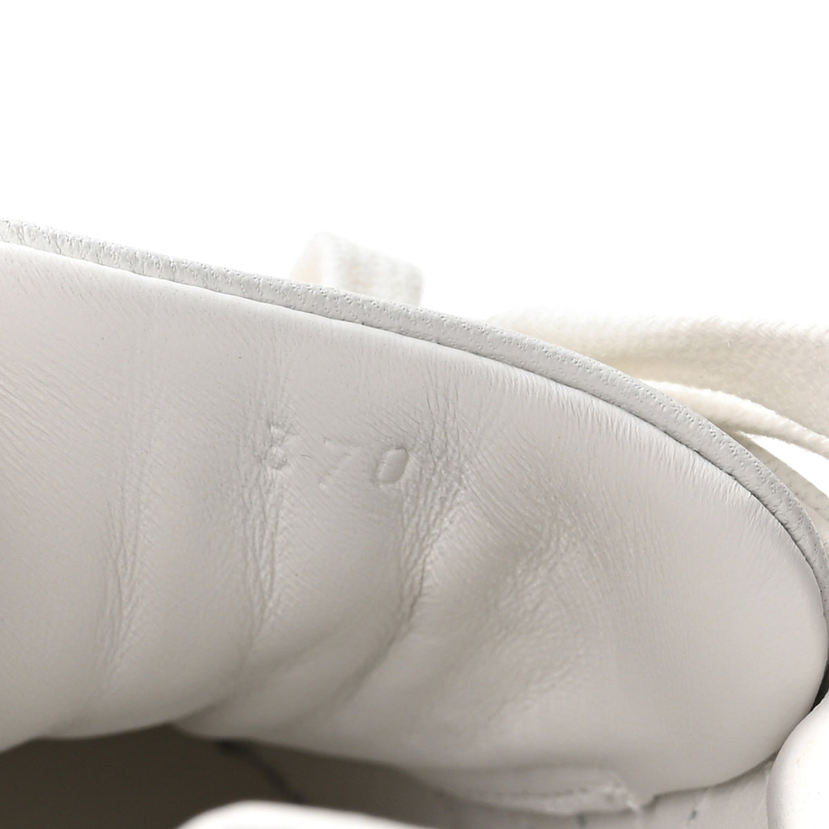 Sport Goatskin Calfskin Match Sneakers 37 White