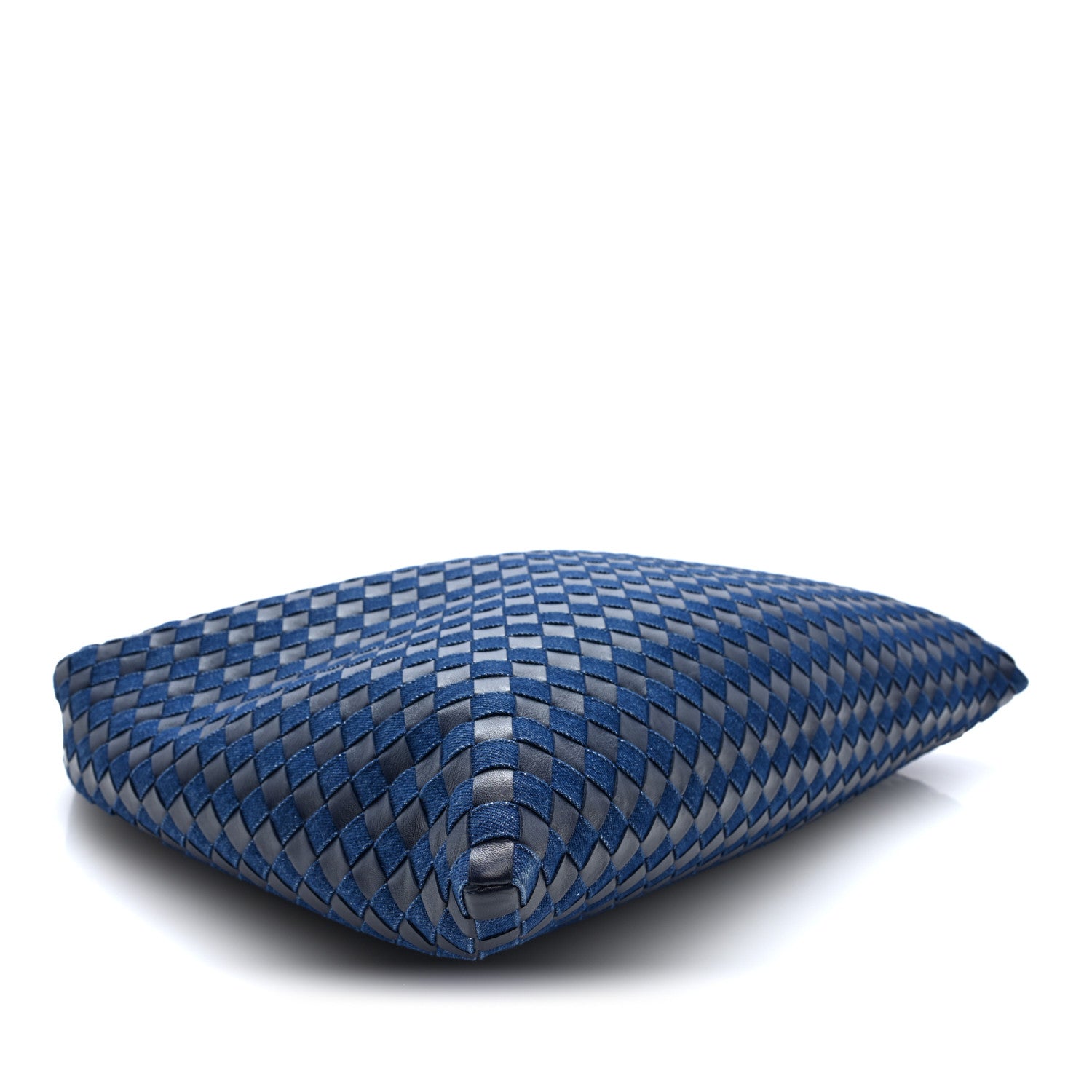 Bottega Veneta Denim Nappa Intrecciato Large Hop Abyss Indigo 4 of 9