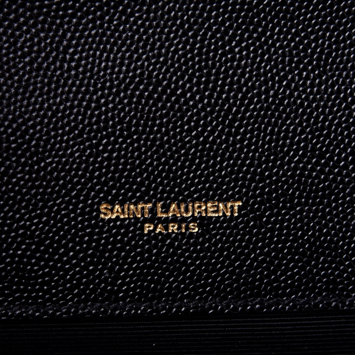 Saint Laurent Grain De Poudre Textured Mixed Matelasse Large Triquilt Monogram Satchel Black 7 of 13