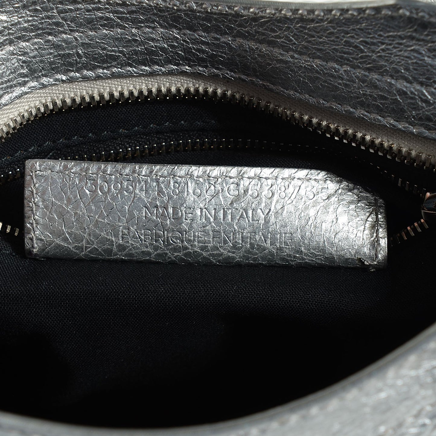 Agneau Giant 12 Silver Hardware Mini City Gris Aluminum