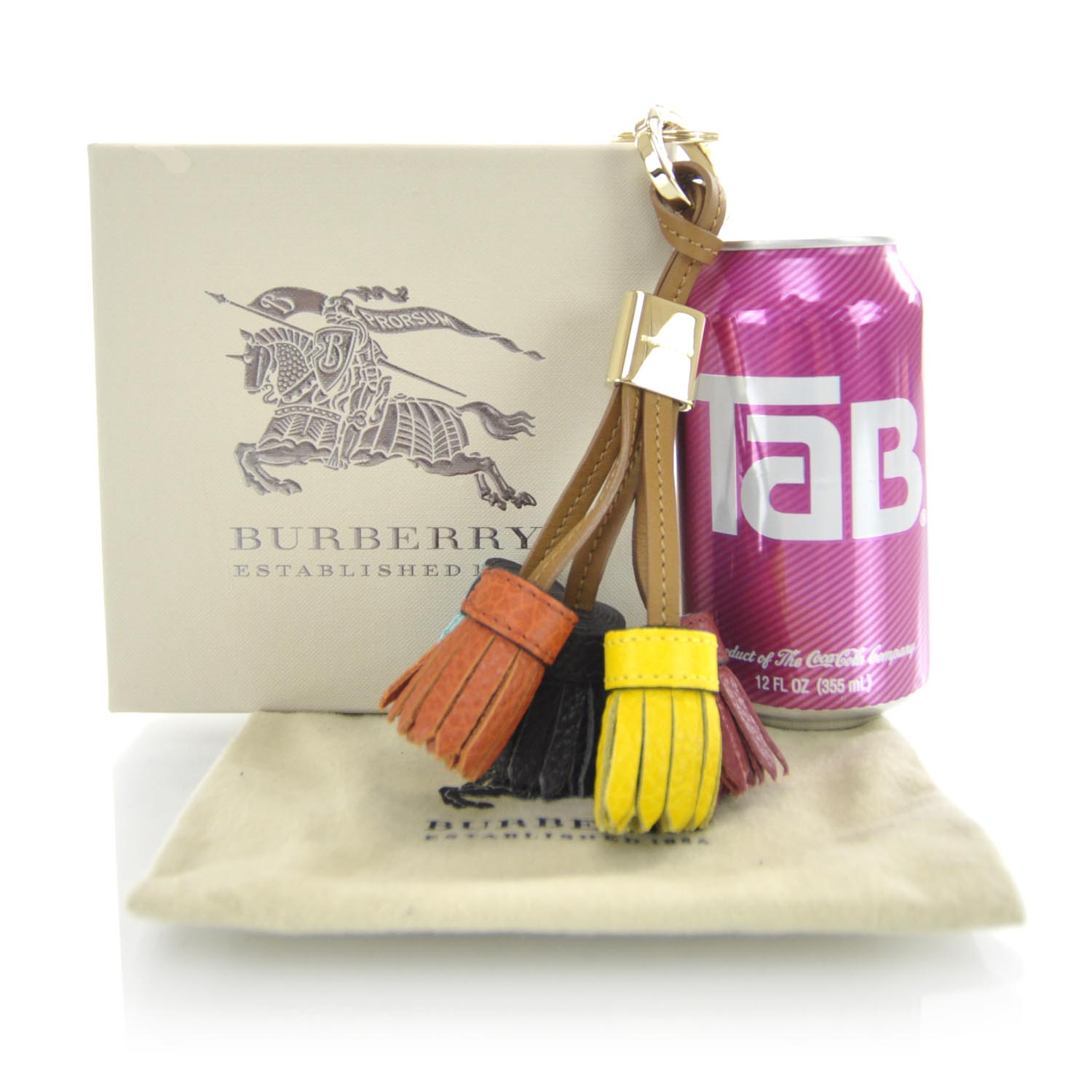 Burberry Leather Tassel Key Chain 2 of 6