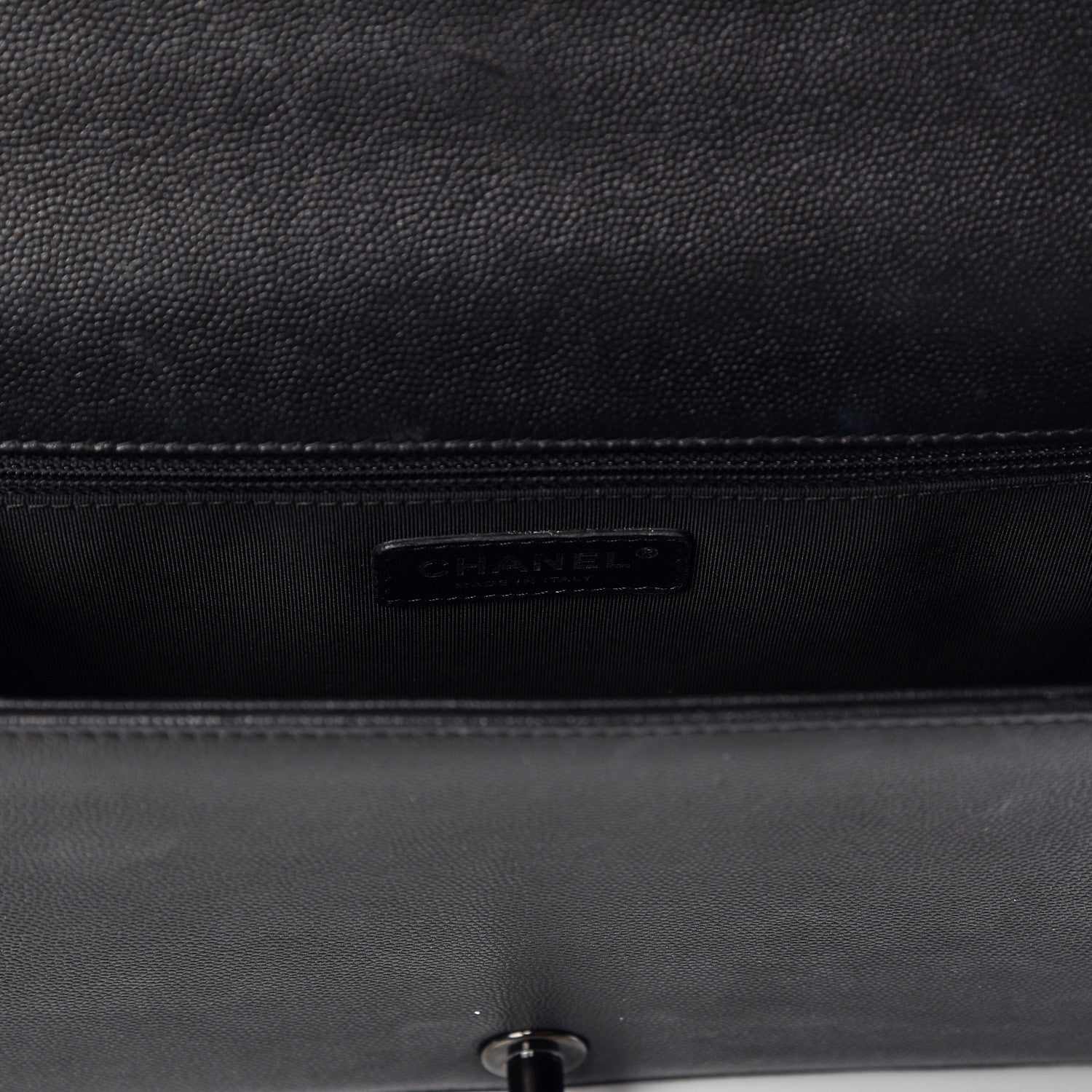 Chanel Caviar Quilted New Medium Boy Flap So Black 7 of 16