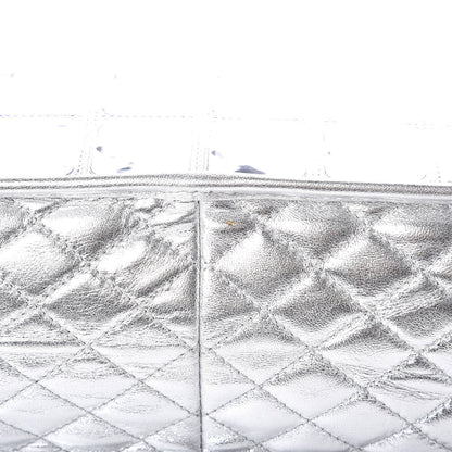 Chanel Vinyl Ice Cube Large Shopper Tote Silver 10 of 11