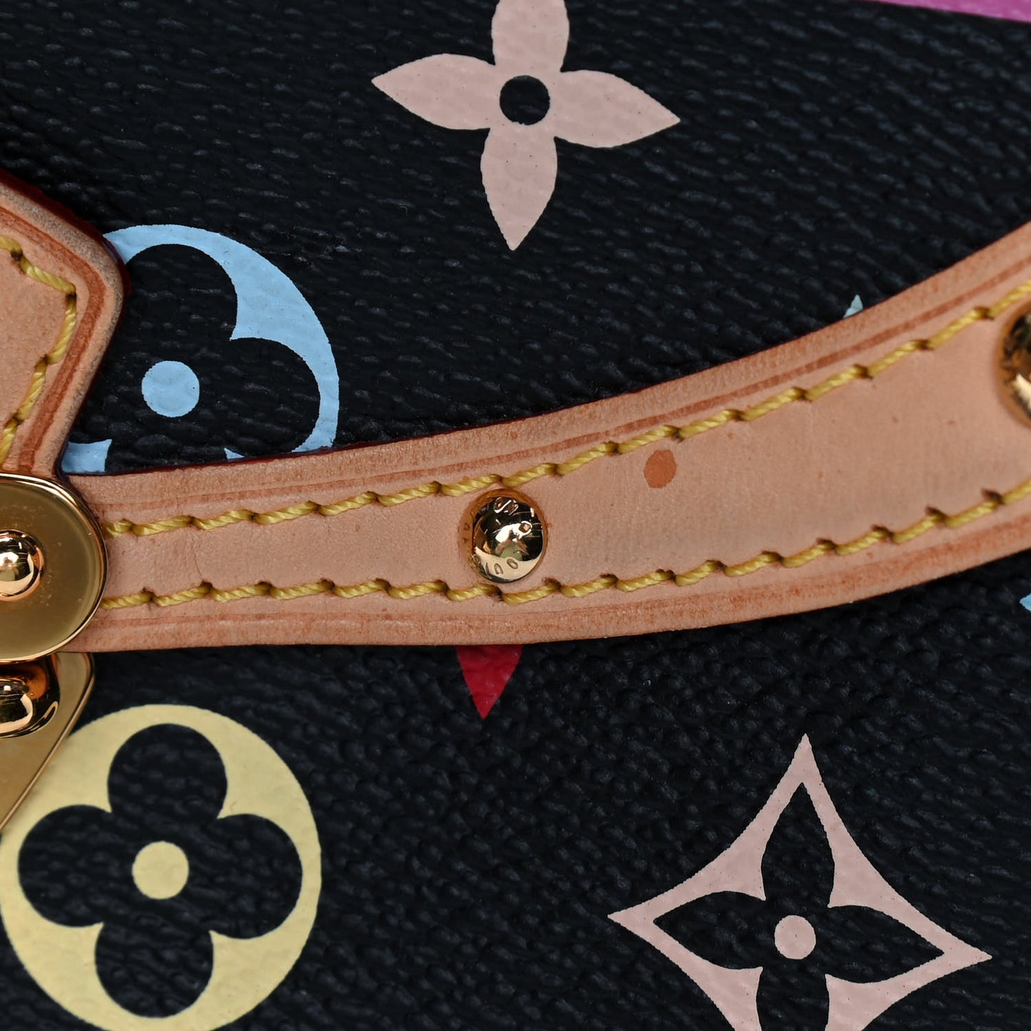 Monogram Multicolor Beverly MM Black