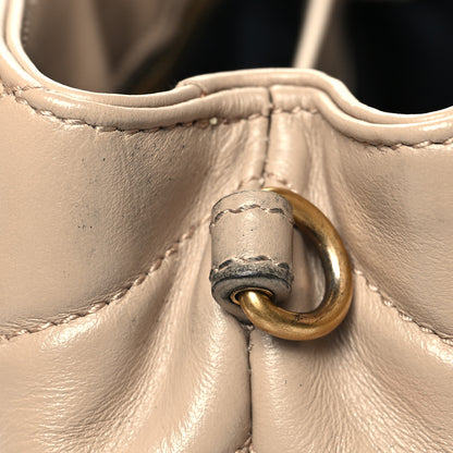 Saint Laurent Calfskin Y Quilted Monogram Toy Loulou Crossbody Bag Nude Powder 11 of 11
