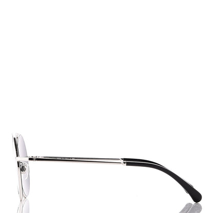 Chanel Metal Winter Round Sunglasses 4232 Silver 3 of 7