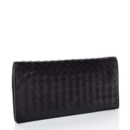 Bottega Veneta Nappa Intrecciato Flap Wallet Black 3 of 13