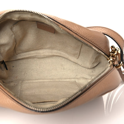 Gucci Pebbled Calfskin Small Soho Disco Bag Camelia 5 of 10