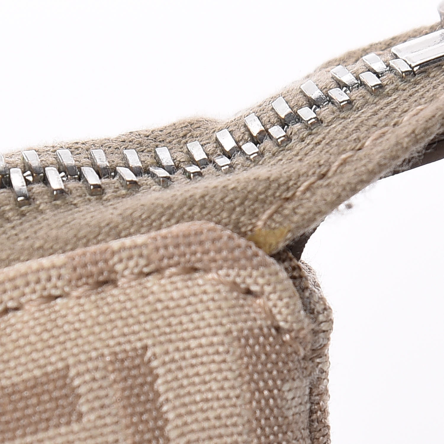 Fendi Zucchino Cuoio Pochette Beige Tortora Pietra 12 of 12