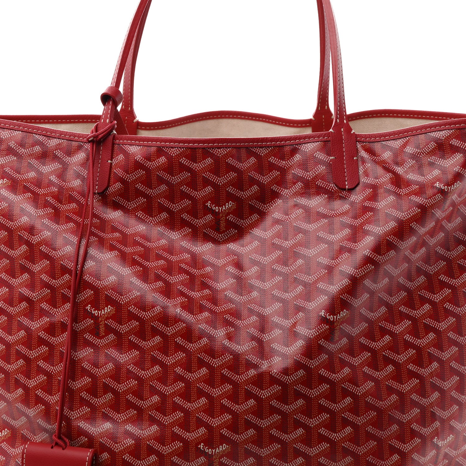Goyard Goyardine Saint Louis GM Red 8 of 10
