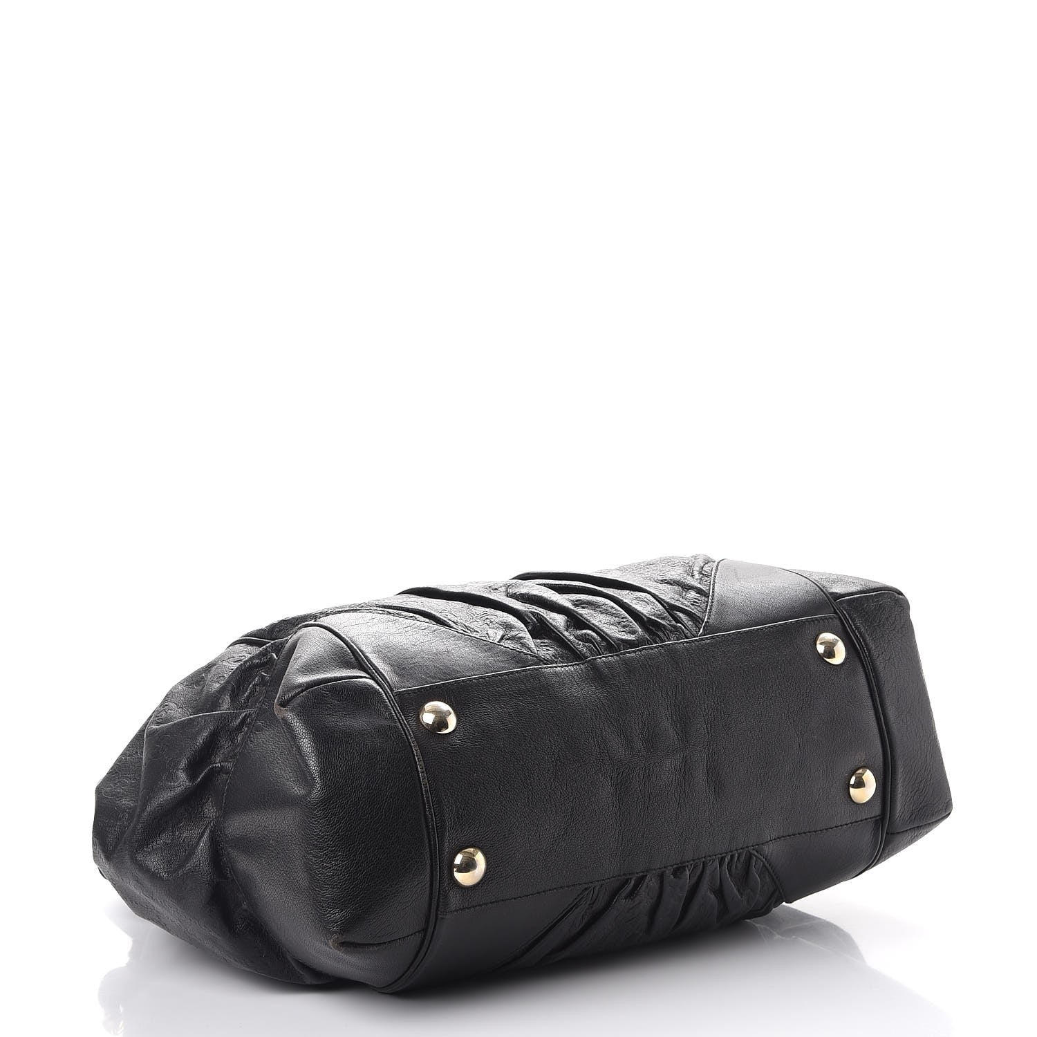 Gucci Guccissima Large Full Moon Tote Black 4 of 10