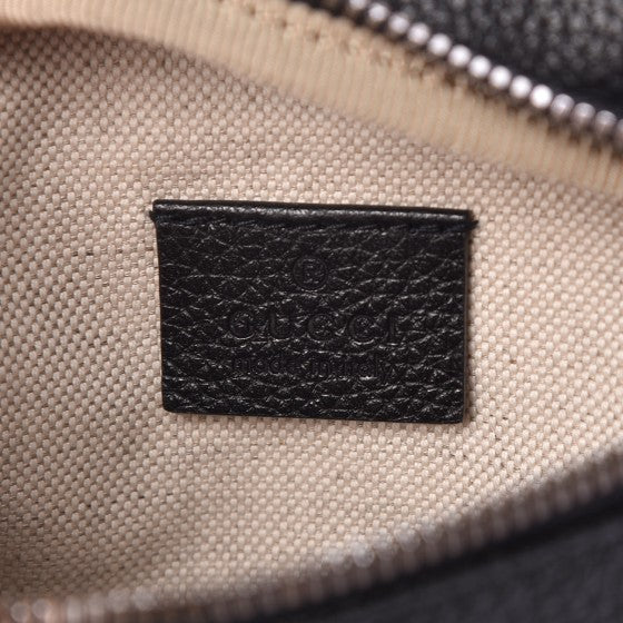 Gucci Grained Calfskin Small Logo Belt Bag Black 6 of 8