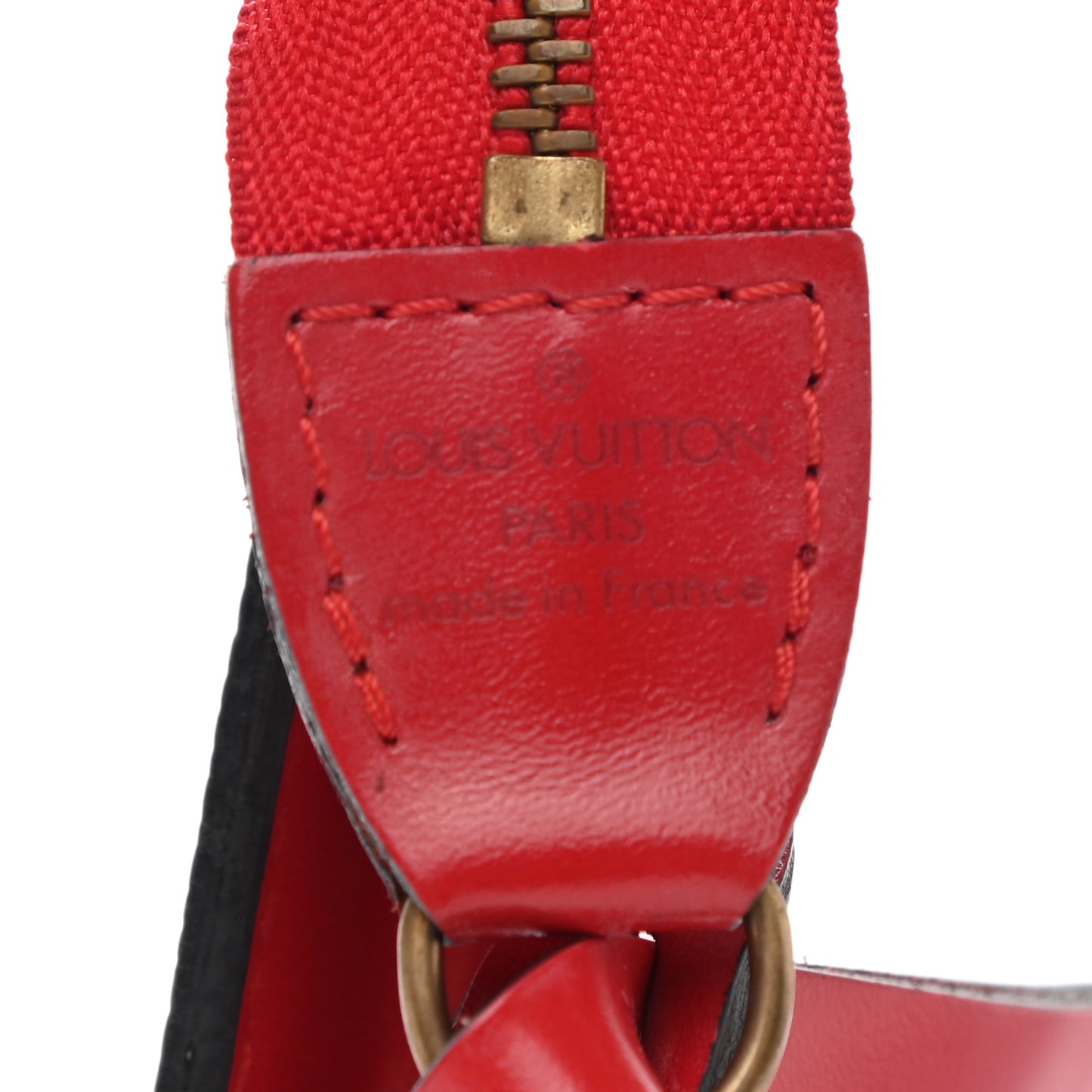 Epi Pochette Accessories 24 Castillan Red