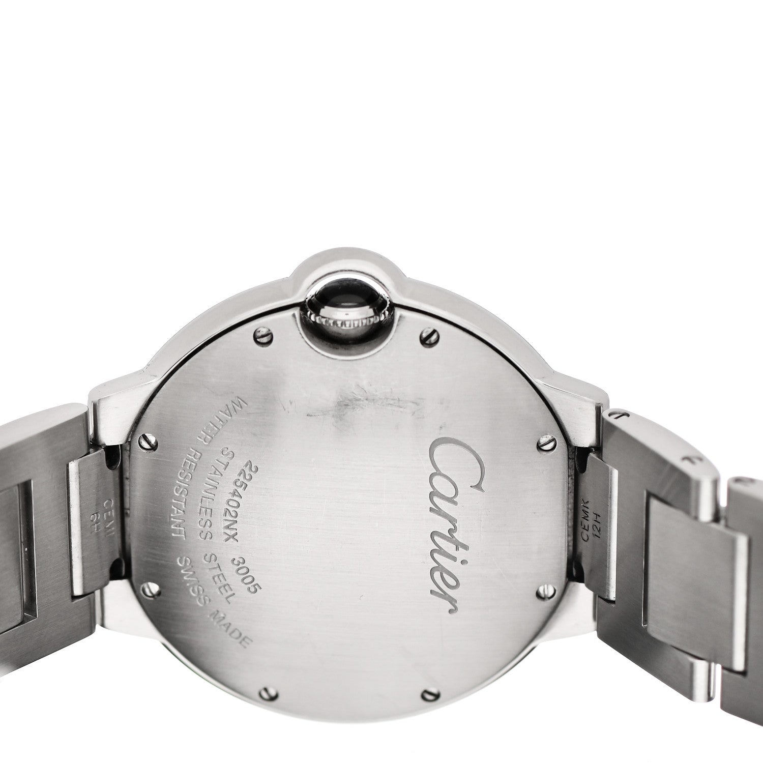 Cartier Stainless Steel 36mm Ballon Bleu De Cartier Quartz Watch 3 of 4
