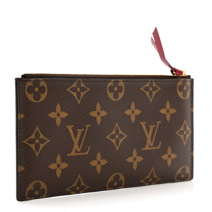 Louis Vuitton Monogram Felicie Chain Wallet Zippered Insert Fuchsia 3 of 6