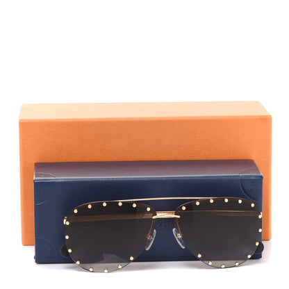 Louis Vuitton The Party Aviator Gradient Sunglasses Z0914U Brown 9 of 9