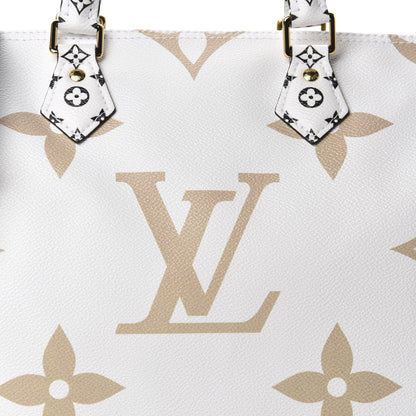 Louis Vuitton Monogram Giant Speedy Bandouliere 30 Kaki Beige 10 of 11