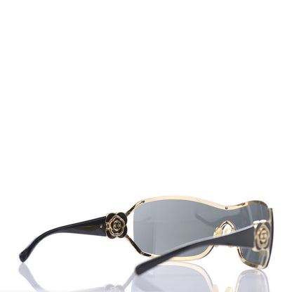 Chanel Camellia CC Sunglasses 4164 Black 4 of 6