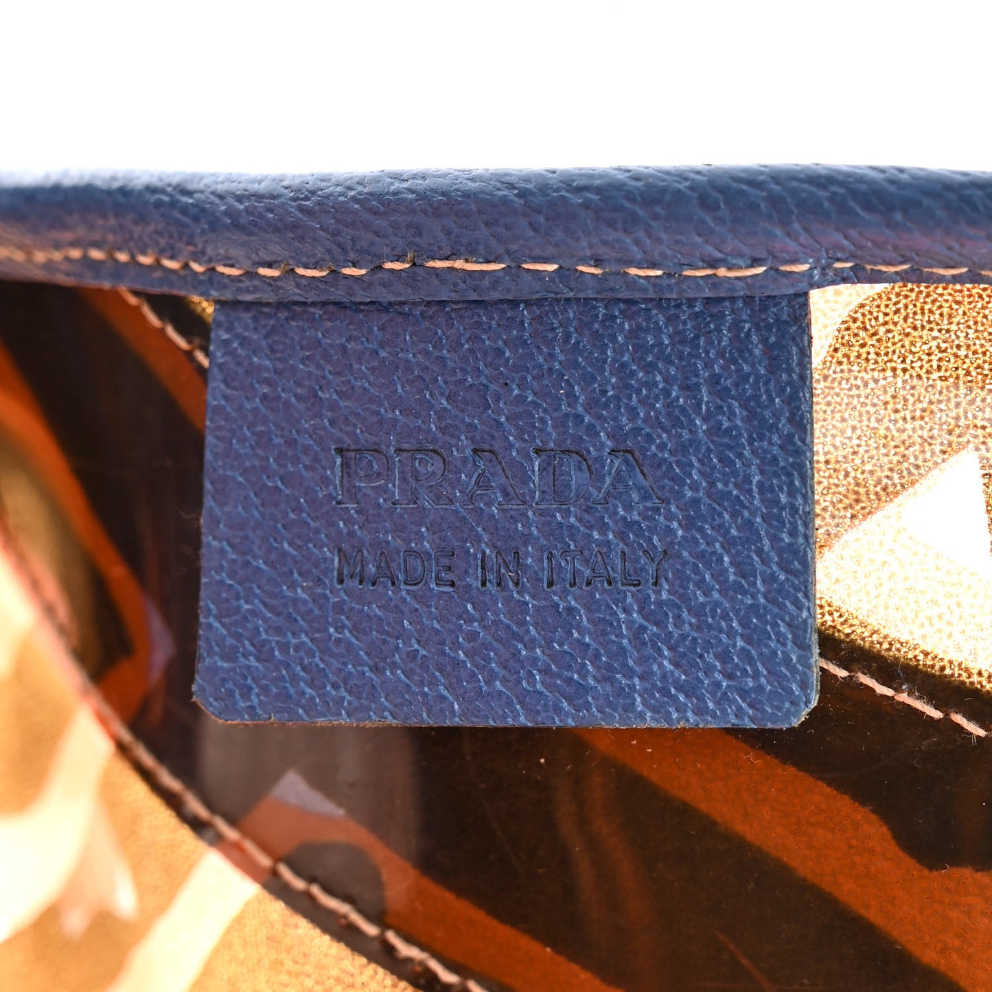 Vinyl Calfskin Tote Multicolor