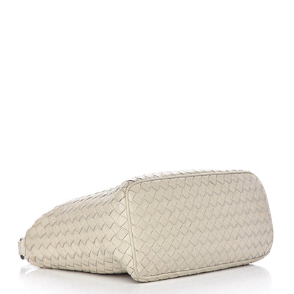 Bottega Veneta Nappa Intrecciato Small Shoulder Bag White 4 of 15