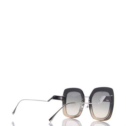 Fendi Square Sunglasses FF 0317/S Black Grey 4 of 8