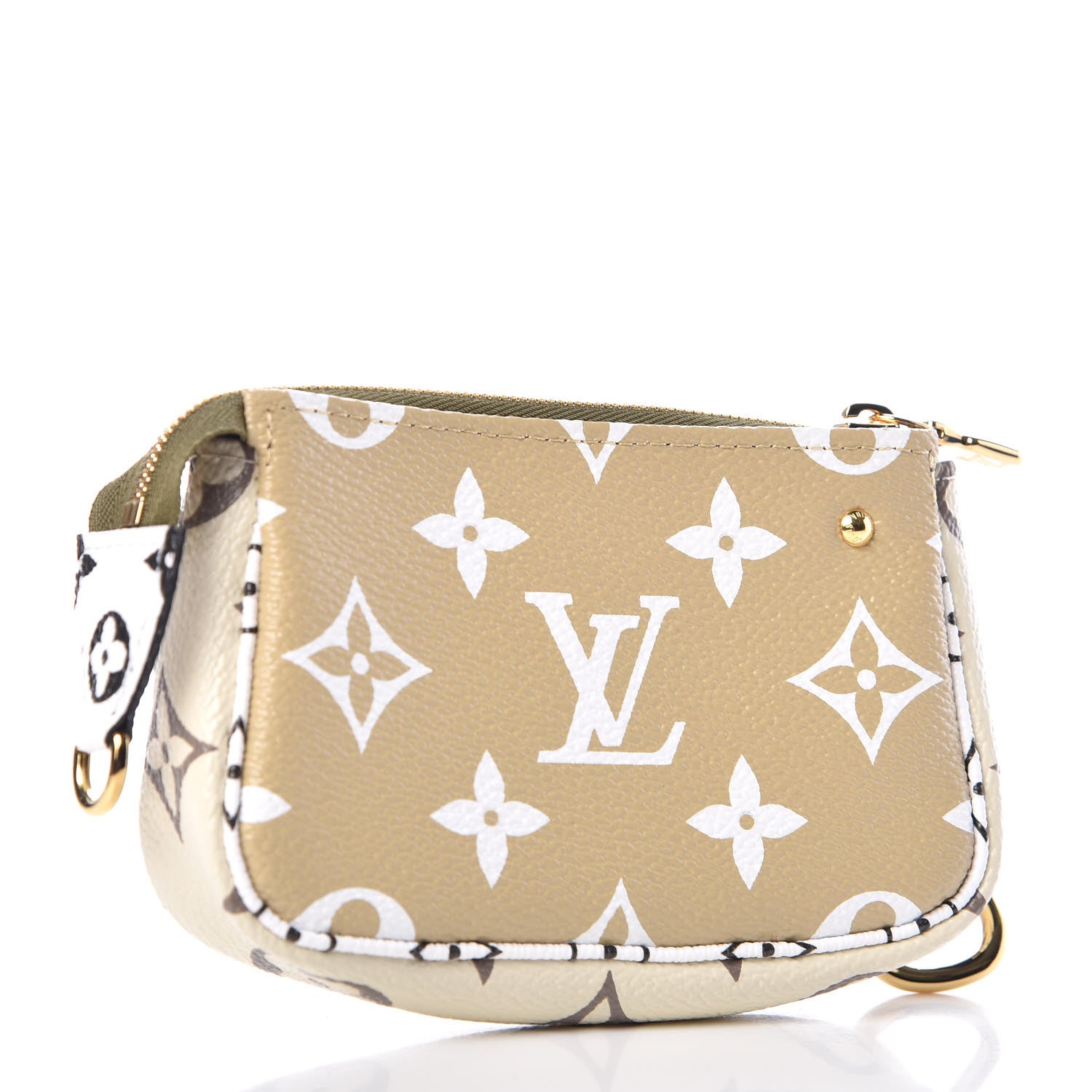 Louis Vuitton Monogram Giant Micro Pochette Accessories Kaki White 3 of 8