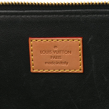 Louis Vuitton Lambskin Malletage Doc PM Black Natural 6 of 16
