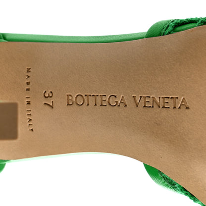 Bottega Veneta Mesh Nappa Stretch Ankle Tie 90mm Sandals 37 Grass 6 of 7