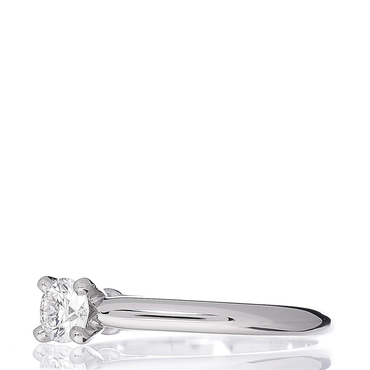 Platinum Diamond .24ct Solitaire Engagement Ring 47 4