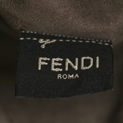 Fendi Vitello Grace F is Fendi Bi-Color FF 1974 Embossed Grande Mon Tresor Bucket Bag Maya Black Fragola 6 of 11