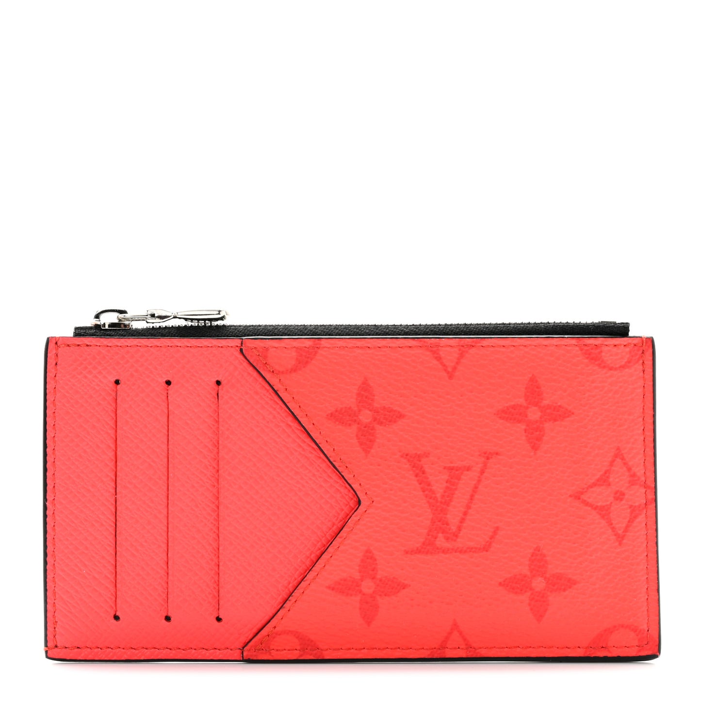 Taigarama Coin Card Holder Fire Red
