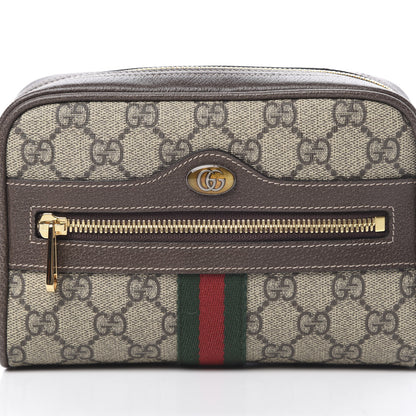 Gucci GG Supreme Monogram Web Small Ophidia Belt Bag 75 30 Dark Brown 8 of 12