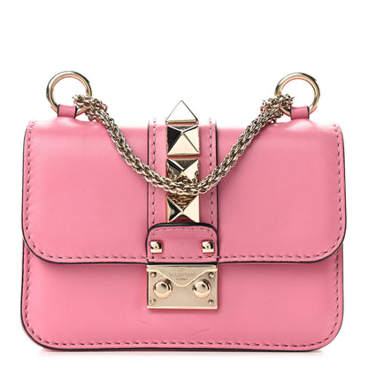 Valentino Garavani Vitello Mini Glam Lock Rockstud Flap Ninphea 1 of 9