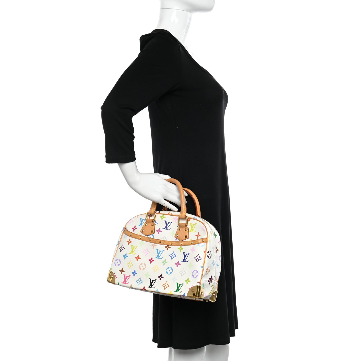 Monogram Multicolor Trouville White