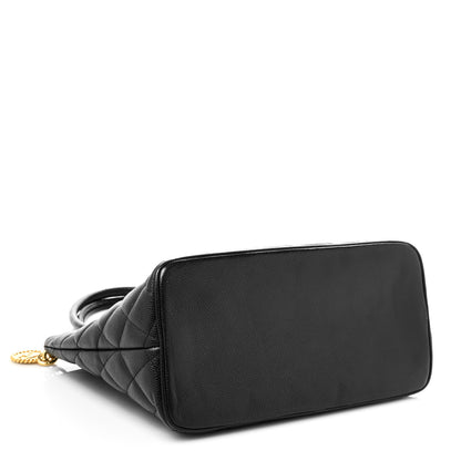 Chanel Caviar Quilted Medallion Tote Black 4 of 10