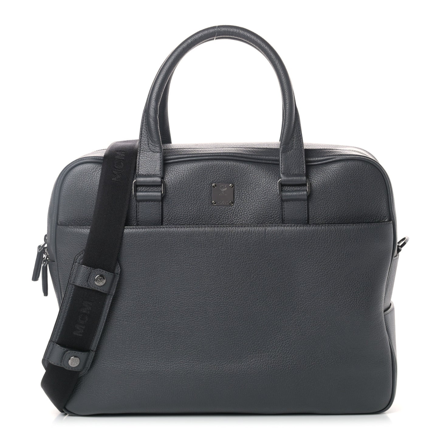 Calfskin Johan Briefcase Grey