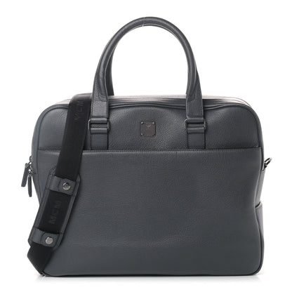 MCM Calfskin Johan Briefcase Grey 1 of 9
